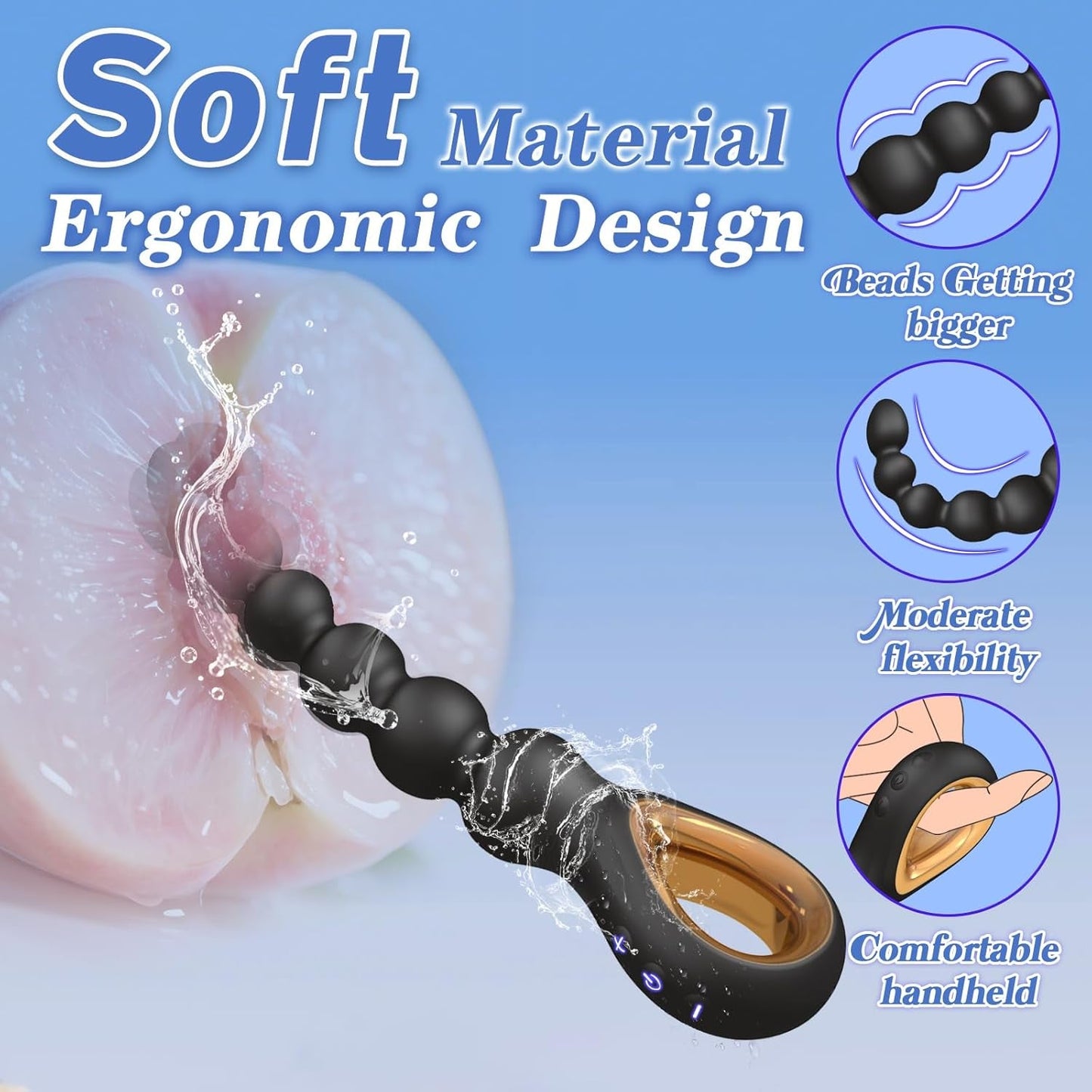 SilkJiggle Plug anal vibrant rechargeable