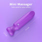 VioletLuxe Bullet Vibrator 10 Modes Waterproof Silicone Rechargeable