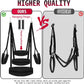 Columpio sexual de puerta BDSM VelvetBond 800lb acolchado