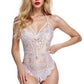 Seductive Scalloped Lace Teddy Lingerie