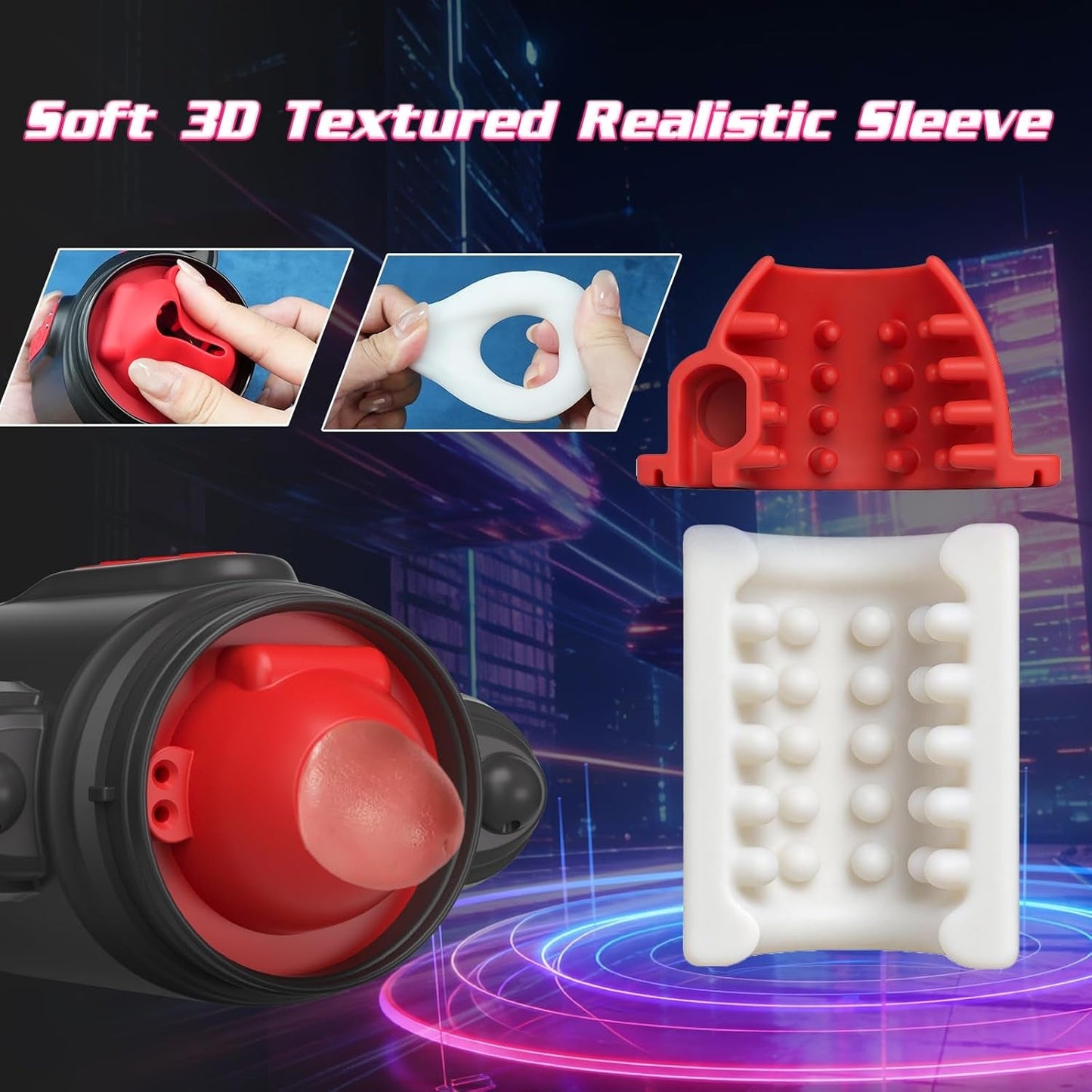HydroPulse 7-in-1 Water Spray Rotating Suction Male Masturbator