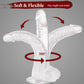 CrystalFlex 11.6" Realistic Clear Suction Base Dildo