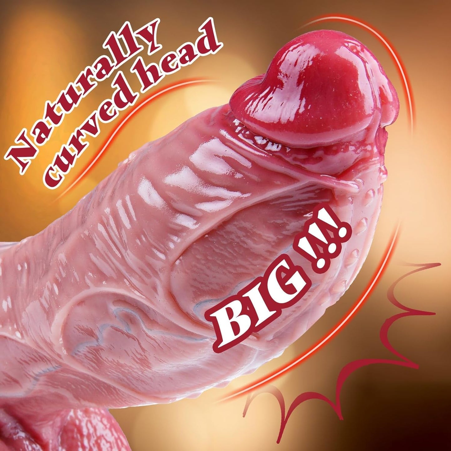 TitanCone Dildo XXL de 10.4” de Grosor y 3” de Diámetro con Ventosa