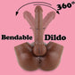 Muñeco sexual masculino AxisFlex Torso con dildo flexible de 8 pulgadas
