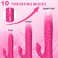 VortexPulse Thrusting Rabbit Vibrator 10 Thrust 10 Modes Silicone