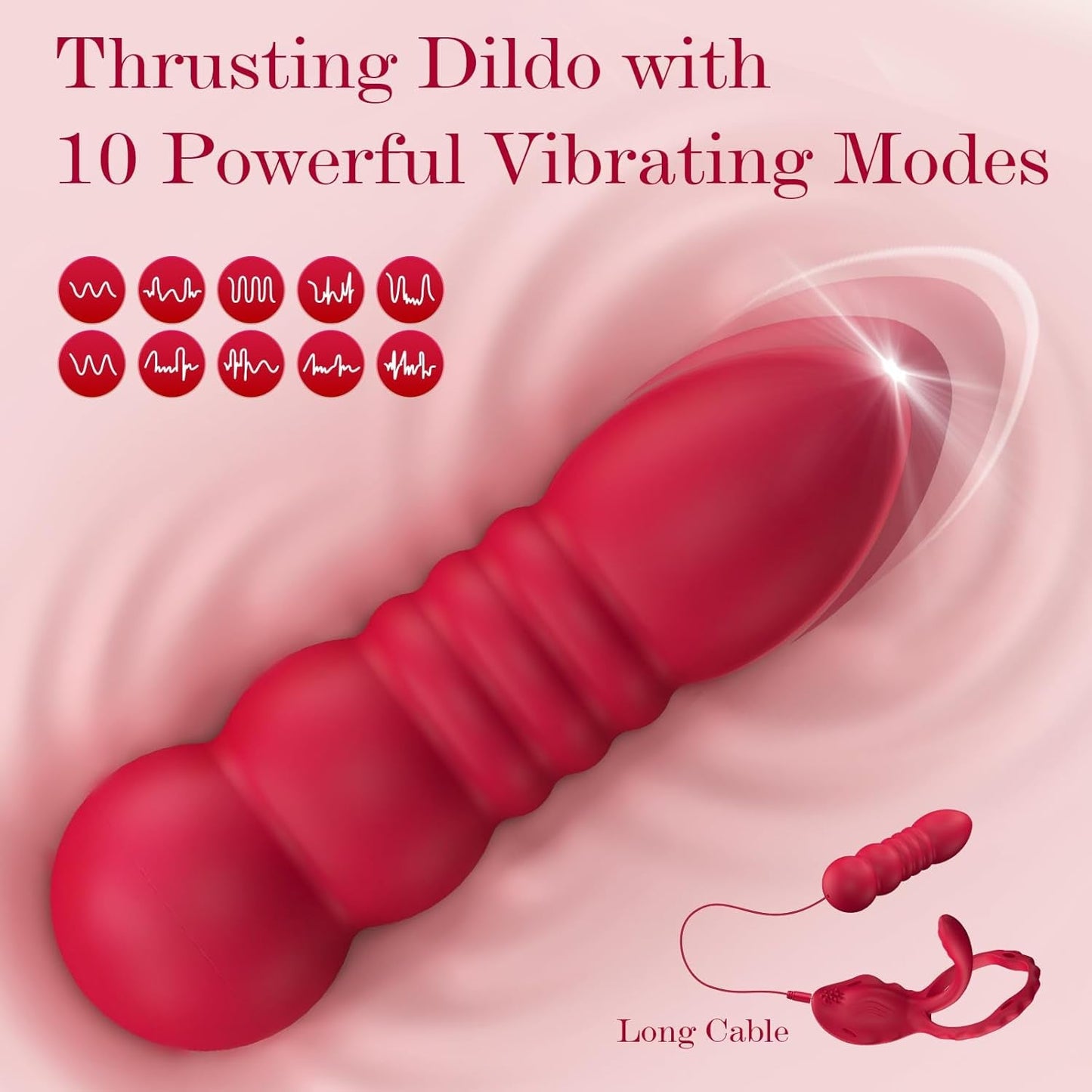 LaceThrust Couples Thrusting Massager Vibrating Ring