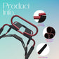 Silla sexual ajustable CrimsonLift con reposabrazos y soporte para dildo