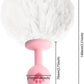 VelvetBunny Bunny Tail Silicone Butt Plug for Beginners