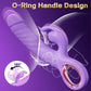LinkAura App Control Rabbit Vibrator 9 Thrust 9 Modes USB