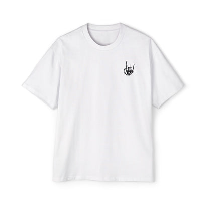 Camiseta extragrande con calavera y rosas de EA para hombre