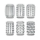 Blush Stay Hard Cock Sleeve Kit Transparent Lot de 6