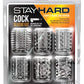Blush Stay Hard Cock Sleeve Kit Transparent Lot de 6