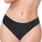 Black Shadow Stripe Thong Panty