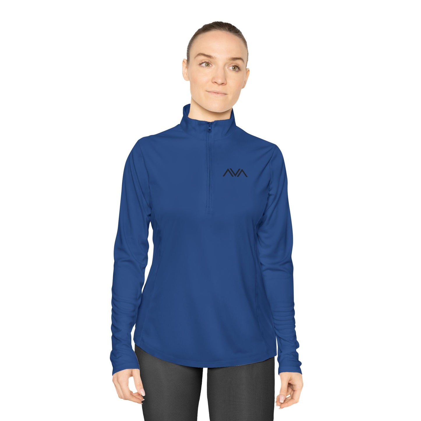 Chaqueta deportiva de un cuarto de cremallera AE para mujer