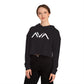 Sudadera con capucha corta UA elegante para mujer
