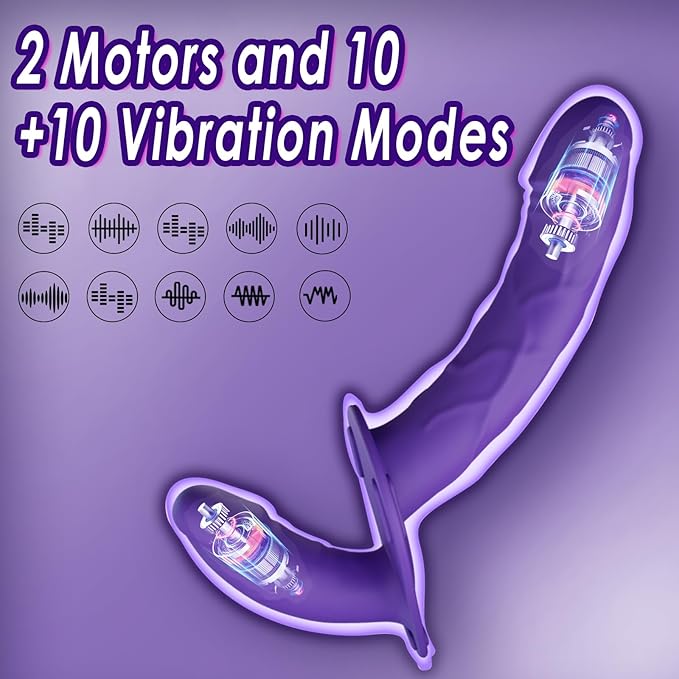 Vibrador dildo de doble punta con control remoto TwinnedTouch