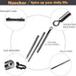 Conjunto de sujeción con barra separadora ajustable BDSM