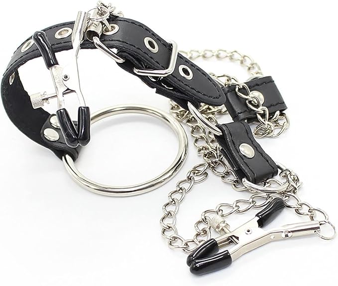SensationBalance BDSM Pinzas para Pezones Jaula para Pene