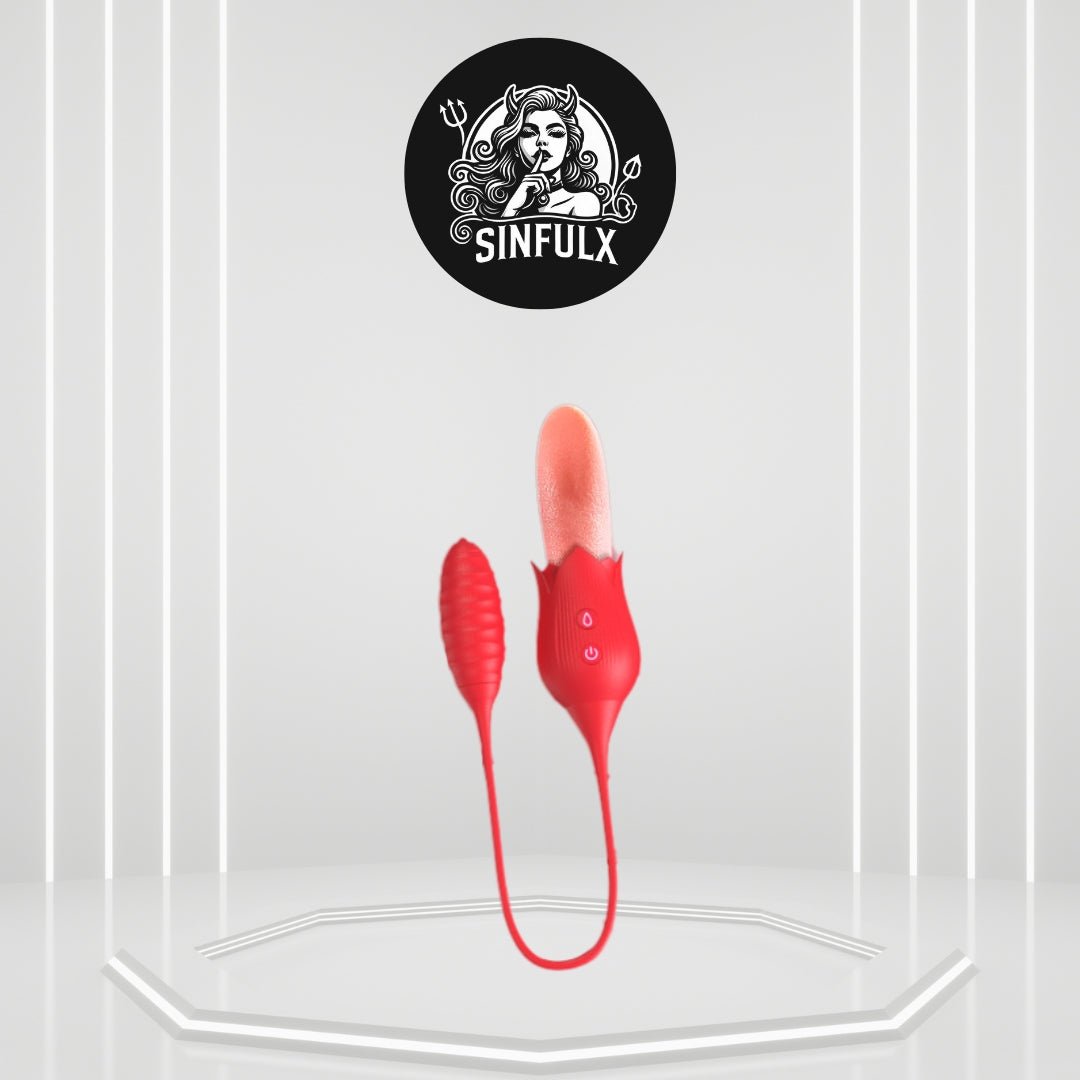 Vibrador doble de inserción y lamido TandemTingle