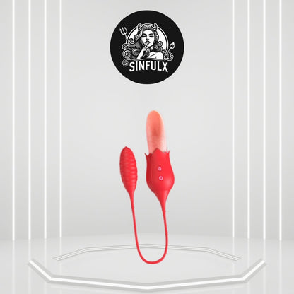 Vibrador doble de inserción y lamido TandemTingle