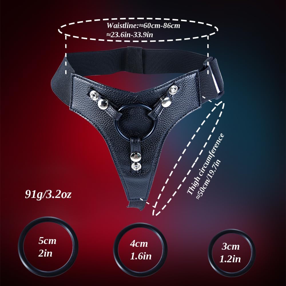 Juego de Dildos Progresivos de Correa VisionaryPair