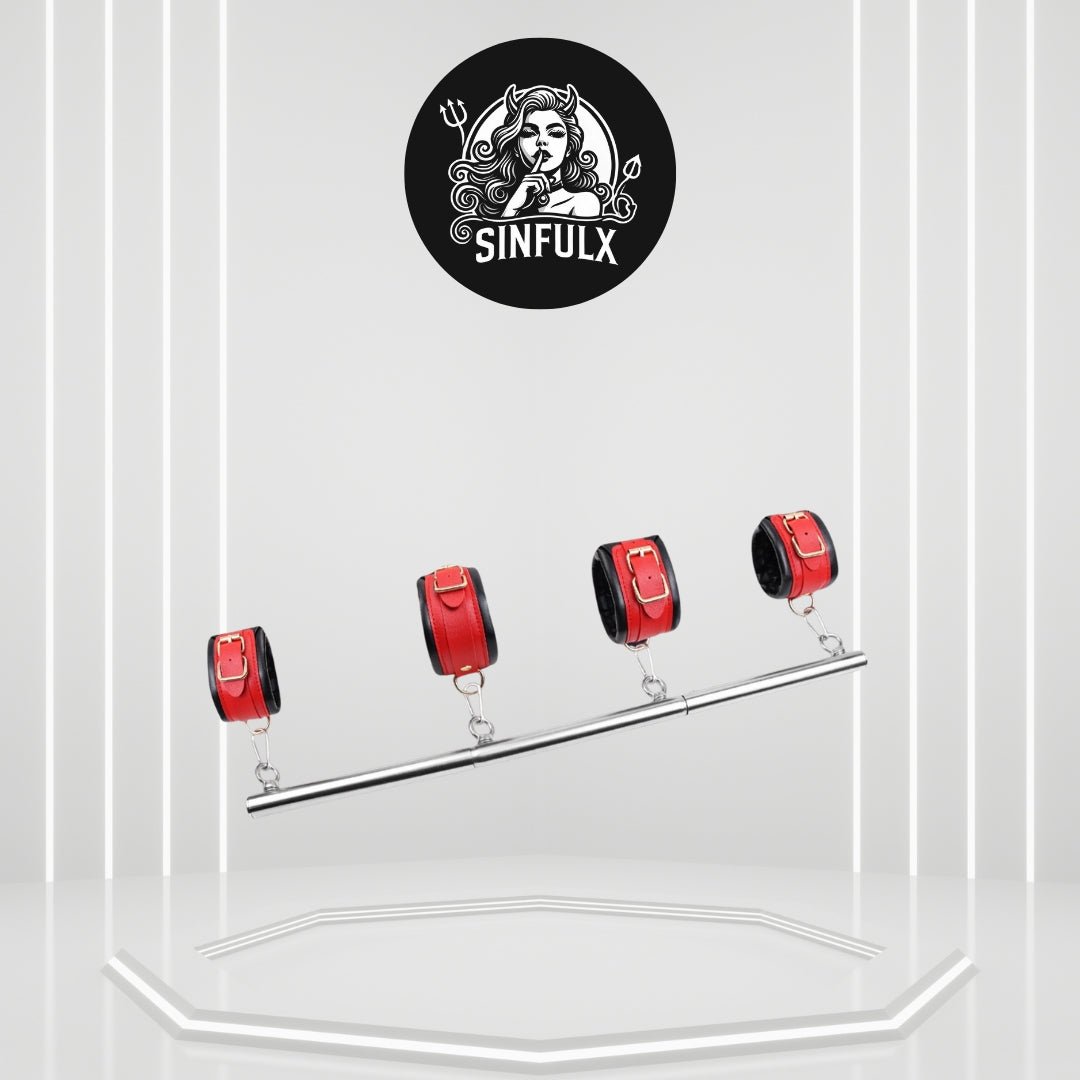 Set de Sujeción Bondage SM – Barras Extensoras Ajustables