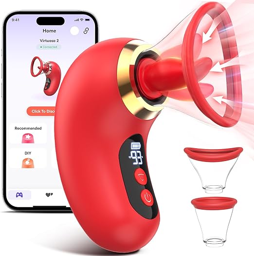 Vibrador de succión de clítoris multimodo Rose