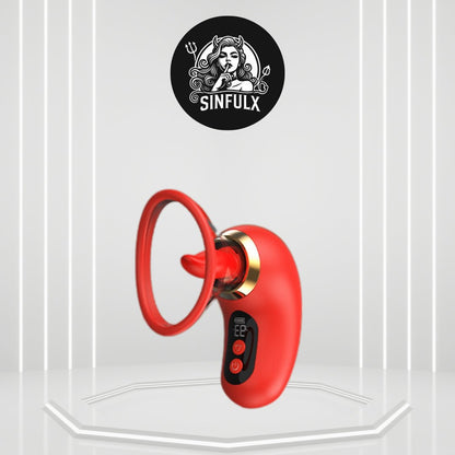 Vibrador de succión de clítoris multimodo Rose