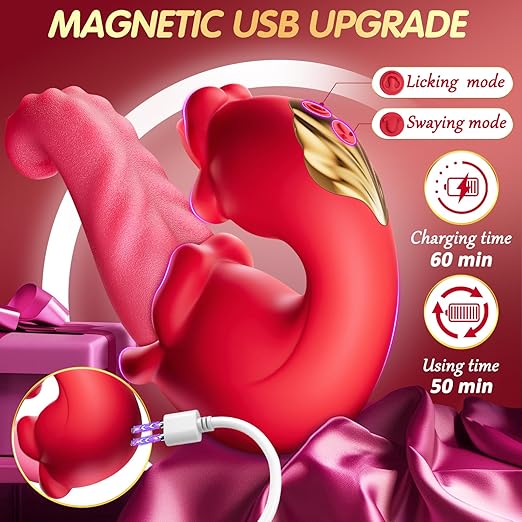 Vibrador VelvetTongue único para la estimulación del clítoris y la lengua
