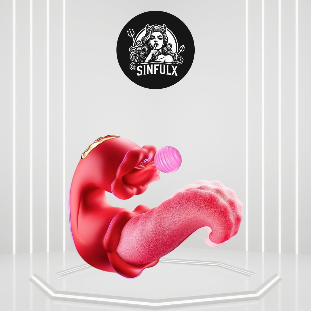 Vibrador VelvetTongue único para la estimulación del clítoris y la lengua