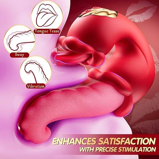 Vibrador VelvetTongue único para la estimulación del clítoris y la lengua