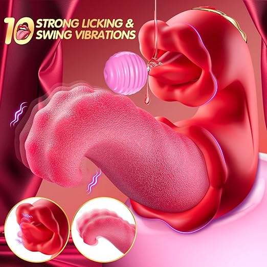 Vibrador VelvetTongue único para la estimulación del clítoris y la lengua
