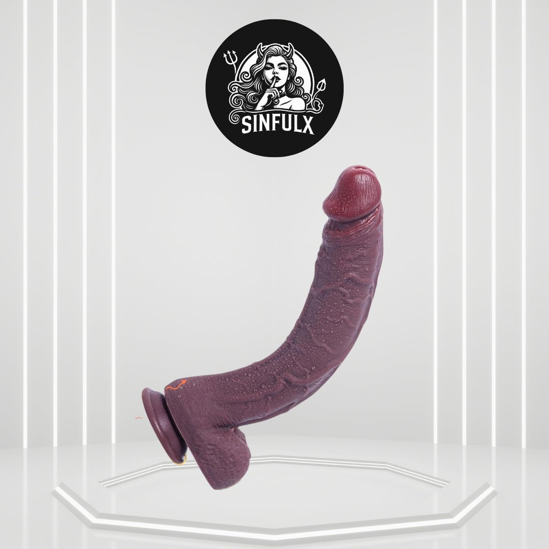 Dildo realista enorme de 30 cm CoffeeBean