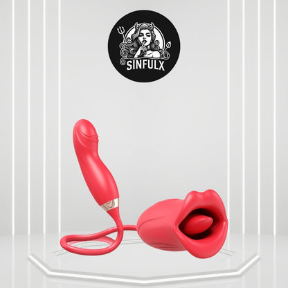 OrchidRush Rose G-Spot Clitoral Vibrator