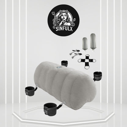 SatinPulse Sex Pillow Cuffs Set