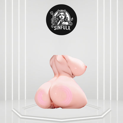 Muñeca sexual hinchable vibratoria EthereaEve de 4 kg