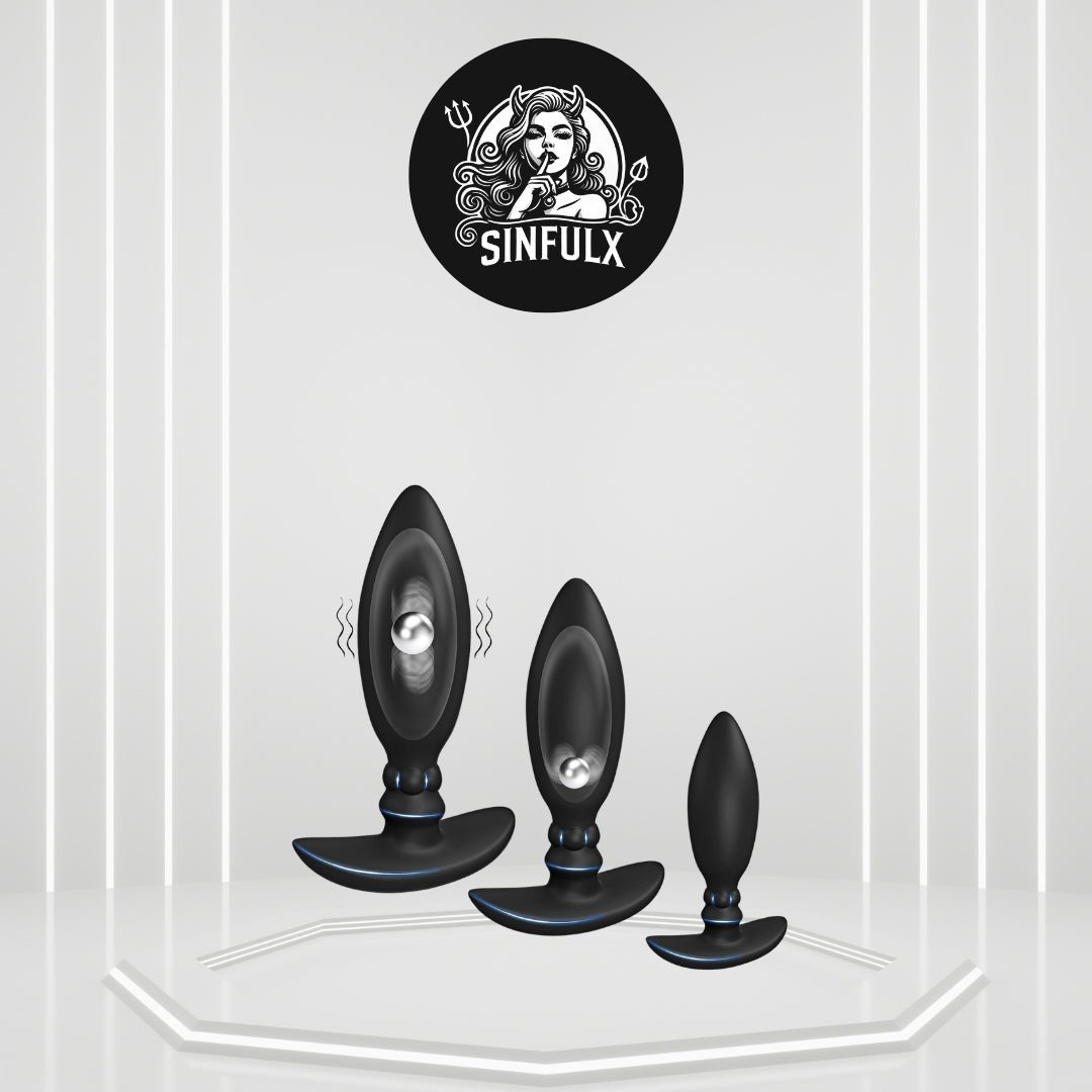 Juego de entrenamiento de plug anal con peso RadiantMuse