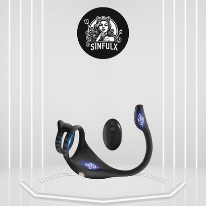 PulsePower Vibrating Penis Ring Taint Stimulator