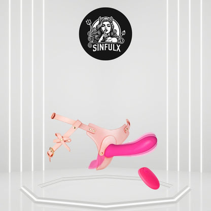CraveGrip Strap-On Vibrating Dildo