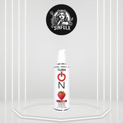 Lubricante sexual comestible de fresa