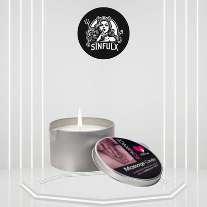 Huile de Massage Bougie Sensuelle pour Massage en Couple
