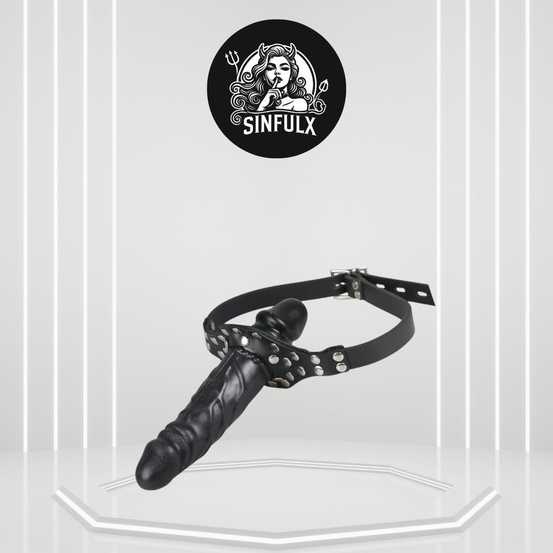 Mordaza bucal de pene con cerradura DoubleD BDSM