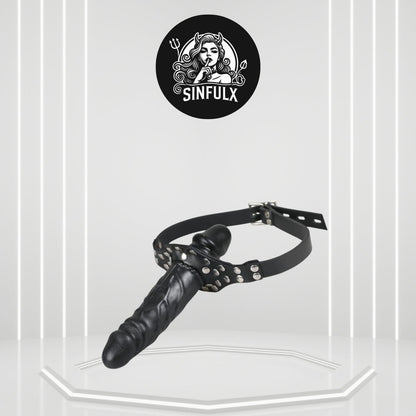 Mordaza bucal de pene con cerradura DoubleD BDSM
