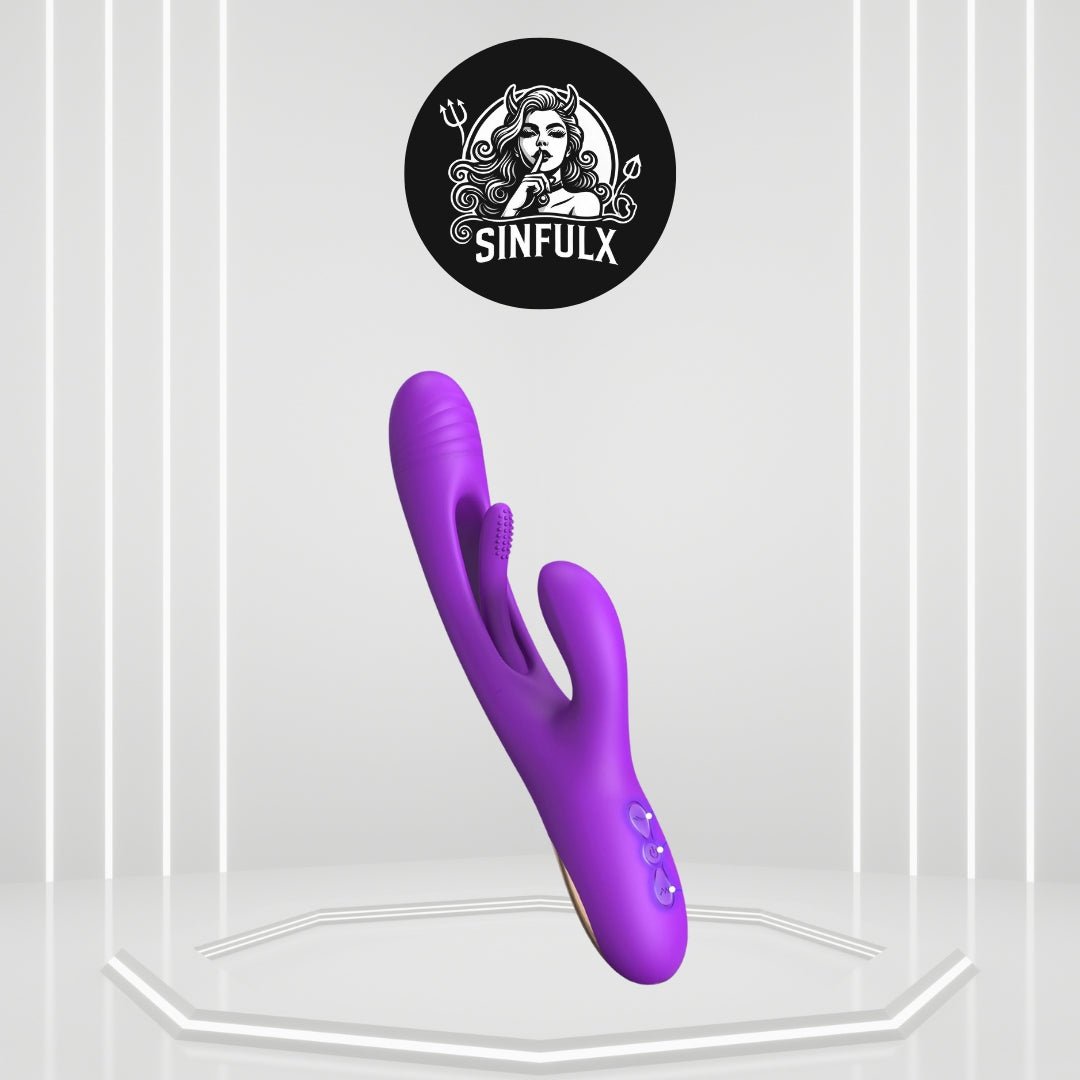 Vibrador de conejo 3 en 1 PulseSupreme con lengua vibratoria y motores duales