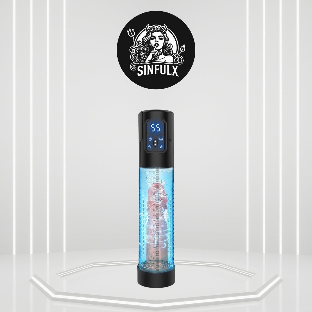 MaxExtender – Pompe pénienne et masturbateur masculin 2-en-1 – 4 modes d'entraînement, aspiration automatique