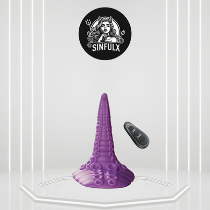 Dildo de tentáculos de monstruo de fantasía EuphorWave | Vibrador, Impermeable, Potente ventosa