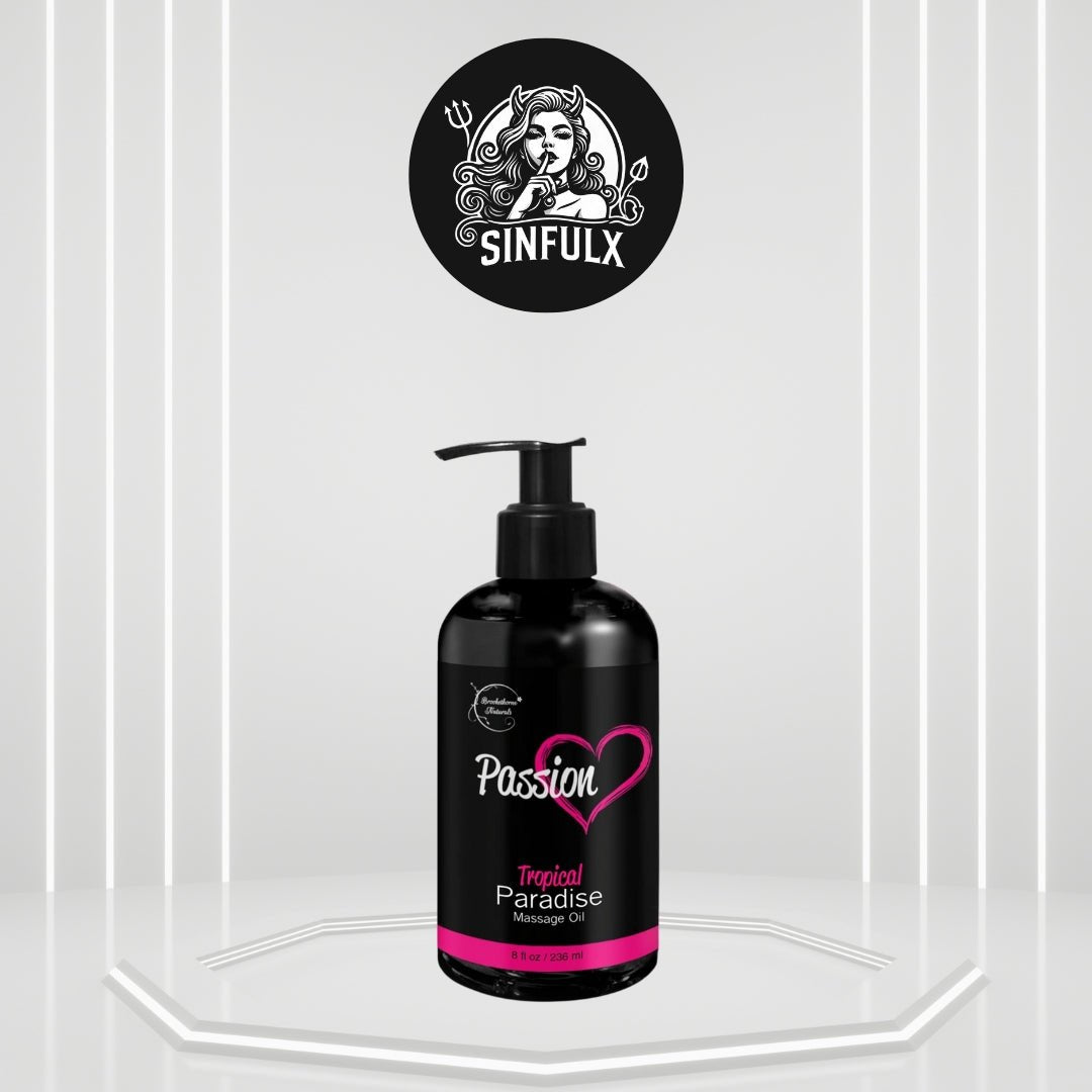 Aceite de masaje Natural Passion para parejas | Aromaterapia tropical, totalmente natural