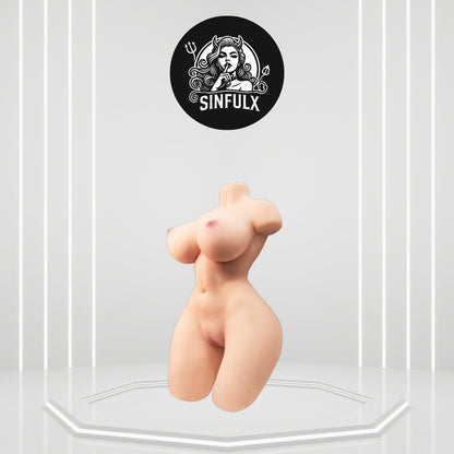LustDiva 3-in-1 Realistic Sex Doll Torso with Vaginal, Anal & Breast Play