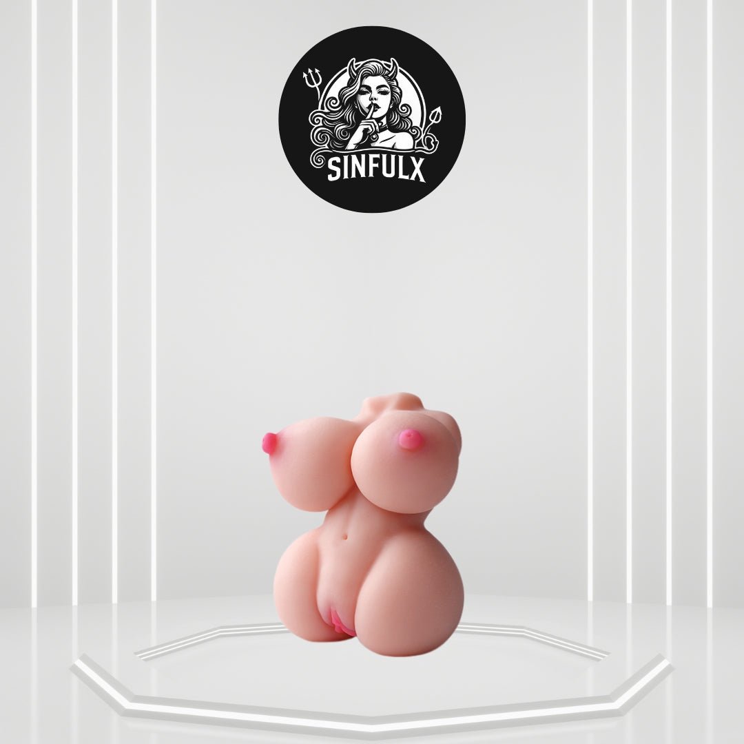 LumeAngel: Mini muñeca sexual para hombres | Vagina de bolsillo de 0,8 kg con textura realista