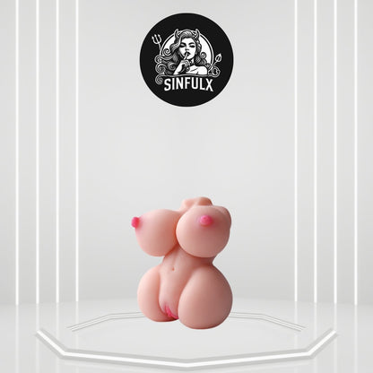 LumeAngel: Mini muñeca sexual para hombres | Vagina de bolsillo de 0,8 kg con textura realista